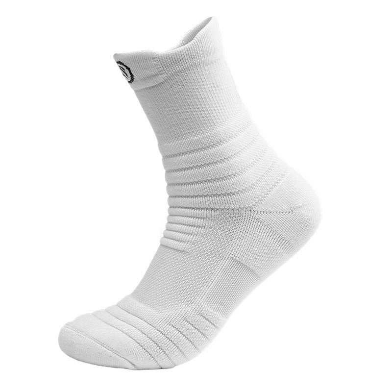 Chaussettes de course Basketball pour hommes Bas Bas de serviette épaisse Bas de Terry-loop Hosiery