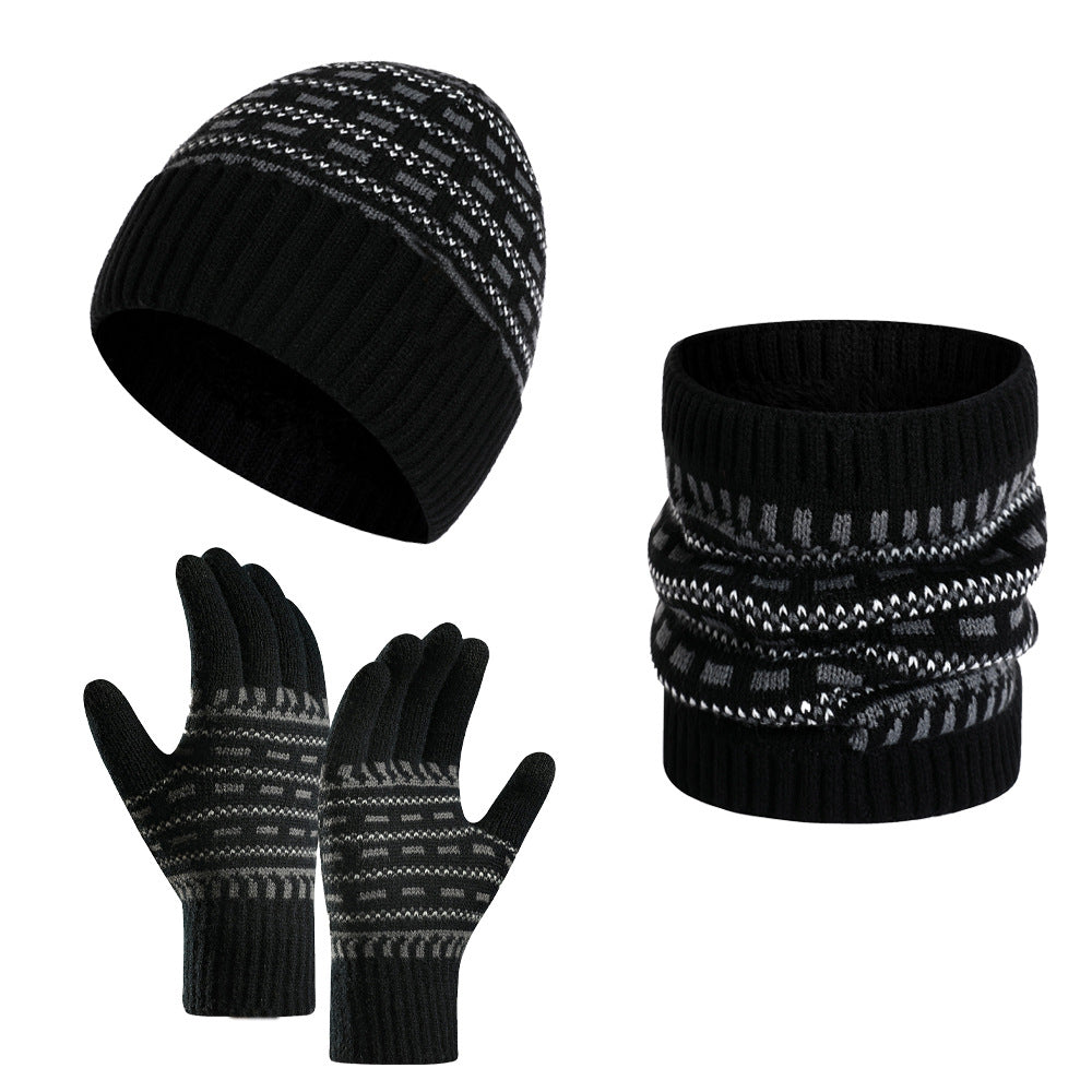 Ensemble de chapeaux casual chaud pour hommes