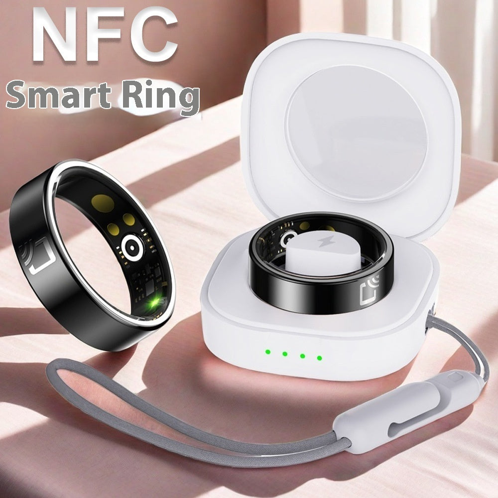 Ceramic Smart Anneau Heart Rate Blood Oxygen Sommeil Imperméable