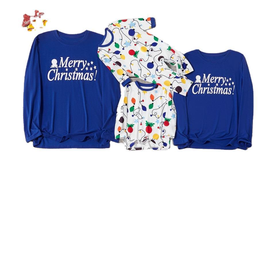 Ensembles de pyjamas de lanterne de Noël colorés