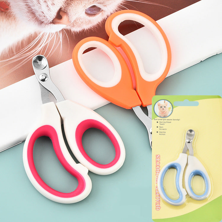 Ciseaux de la limite des ongles du chat d'animal