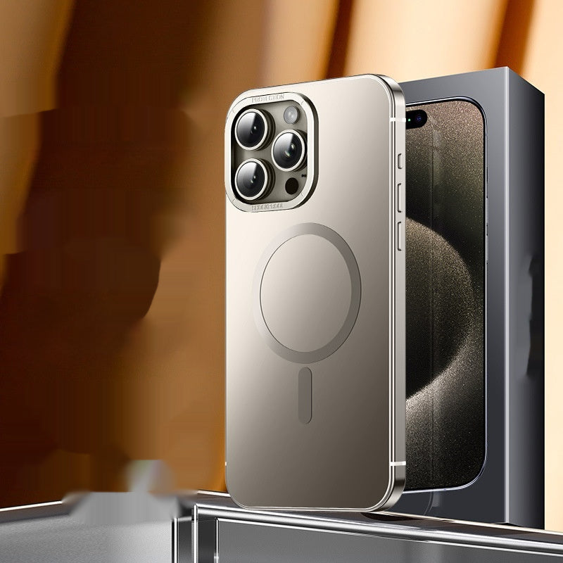Aspiration magnétique adaptée au boîtier de téléphone de pointe