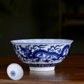 Bols de nouilles domestiques Os de céramique Chine pour manger