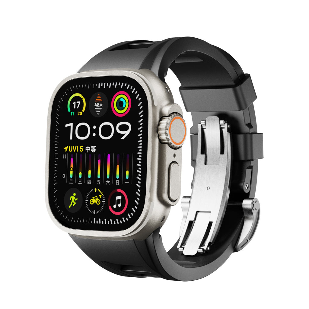 Montre Bracelet en silicone liquide S9 épingle boucle ultra pliante