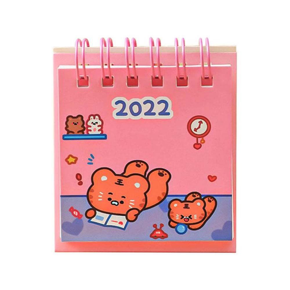 Mini calendrier de bureau Cartoon créatif pour se souvenir des choses