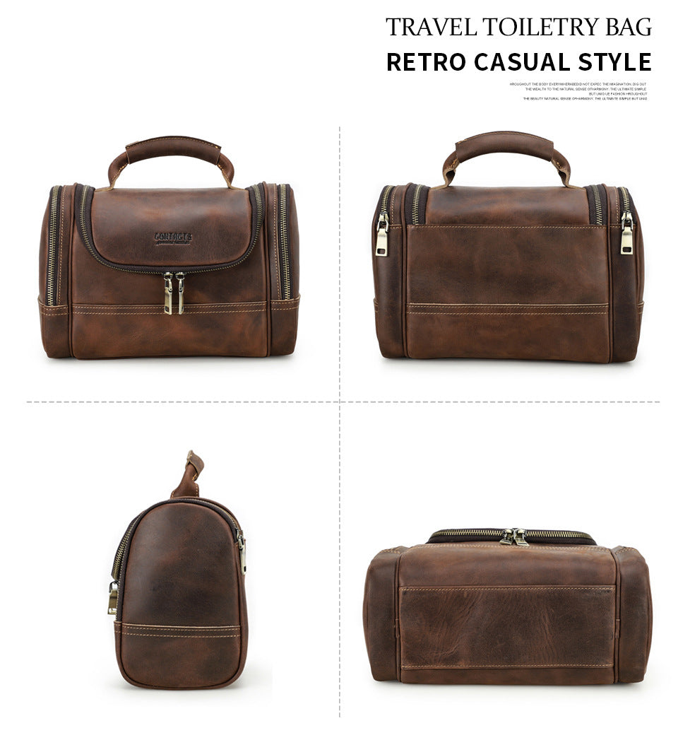 Cowhide Multi-Training Sac de poche portable