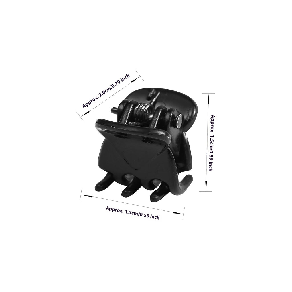 Matte Black Mini Griffe Clip 1cm Female Bangs Petits Coiffures Broyées pour Enfants