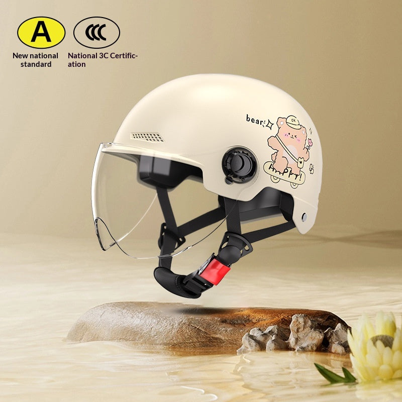 Femmes Summer Sun-Protection Half Casque