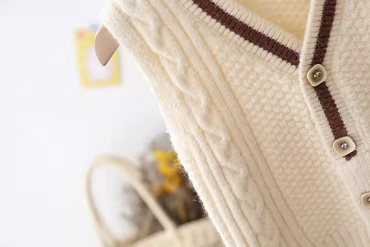 Chandail Chandail Bébé Chandail Vest Outwear au printemps et en automne