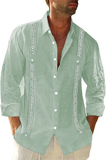 Chemise Homme imprimé 3D à manches courtes