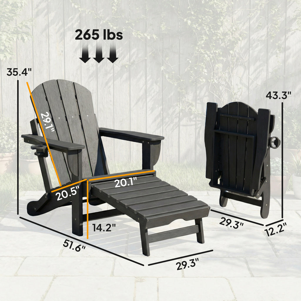 Adirondack Folding Chair Set of 2
