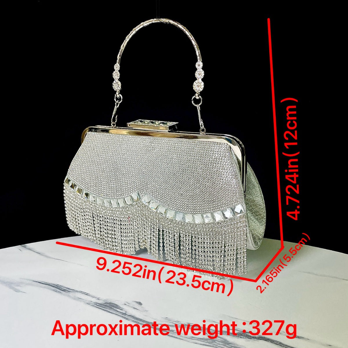 Tassel KTV Princess Dinner Robe Sac de banquet à bandoulière