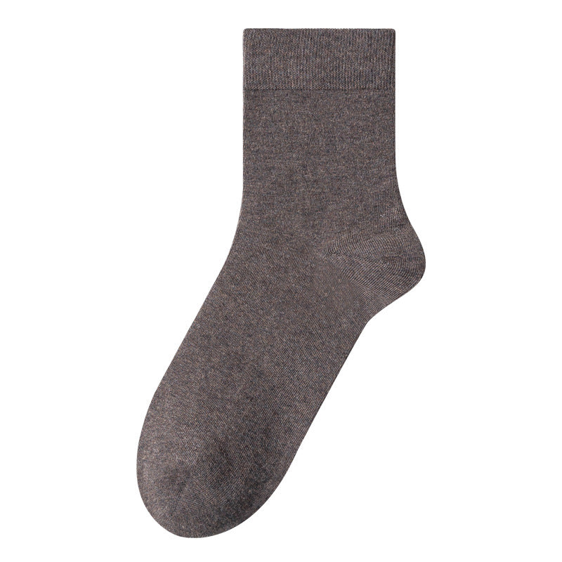 Chaussettes en coton mi-calf pour hommes avec propriétés résistantes à l'odeur