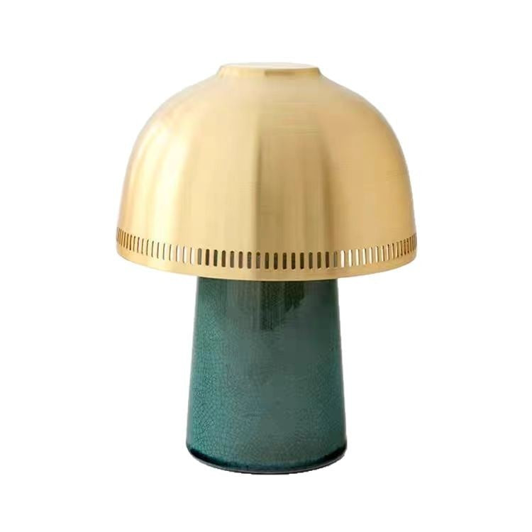 Chambre à coucher Céramique Champignon Style Mid Century Décor Portable Lampe de table rechargeable