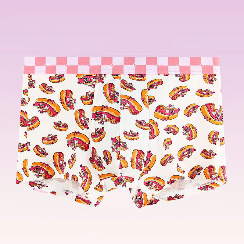 Couleur Sous-vêtements Hommes Ice Silk Summer Boxers ultra-mince Cute Boys Shorts Best-seller On Douy