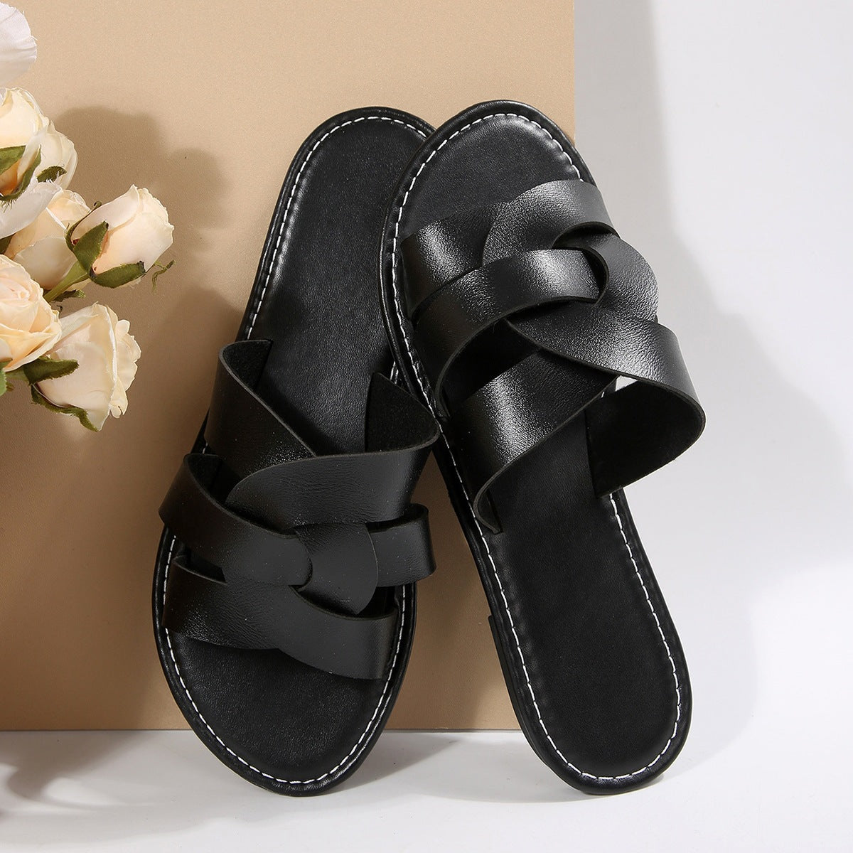 Femmes Nouveau-style Beach Flat Chaussures Hollow-out