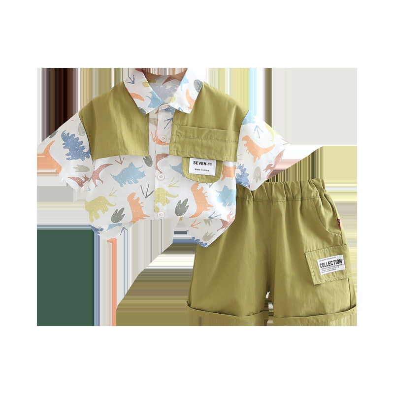 Chemise à manches courtes pour garçons