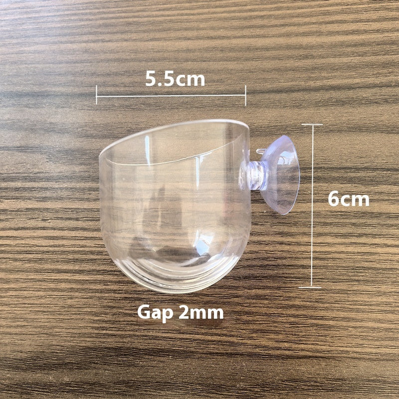 Coupe de paysage riche en transparence pour réservoir de poisson
