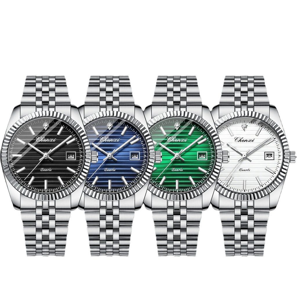 Calendrier des affaires Montres à quartz étanches lumineuses