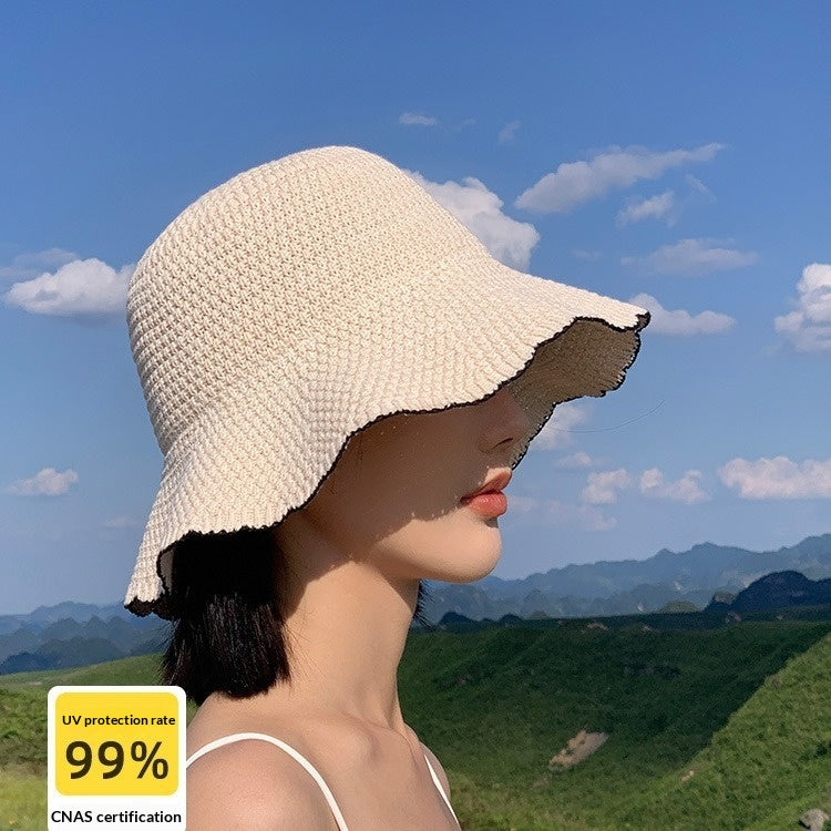 Chapeau de pêcheur bordé d'eau pour femmes