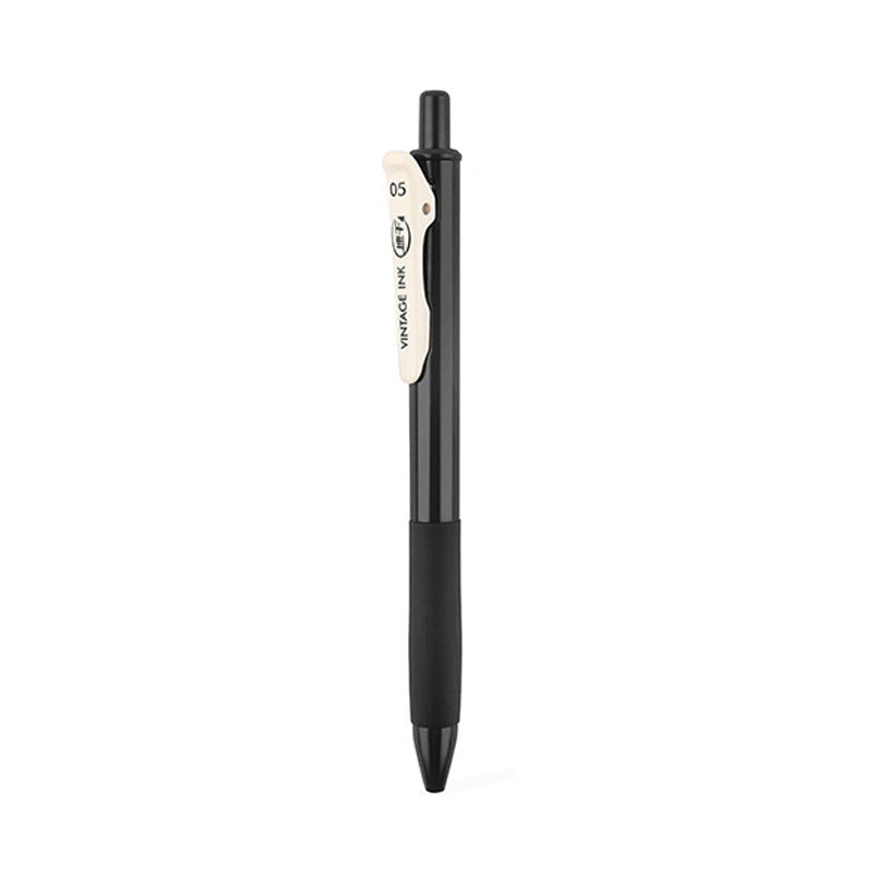 Rétro couleur Gel stylo ensemble de papeterie étudiante