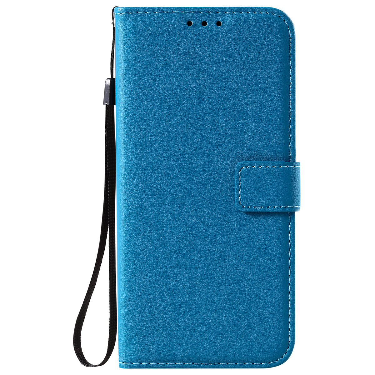 Solid Color Business cuir Flip carte étui de téléphone