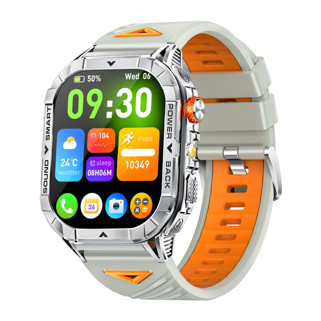 K70A Smartwatch avec surveillance de la fréquence cardiaque et appel Bluetooth
