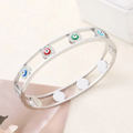 Bracelet en acier inoxydable avec fermeture à l'huile pour l'oeil de Demon