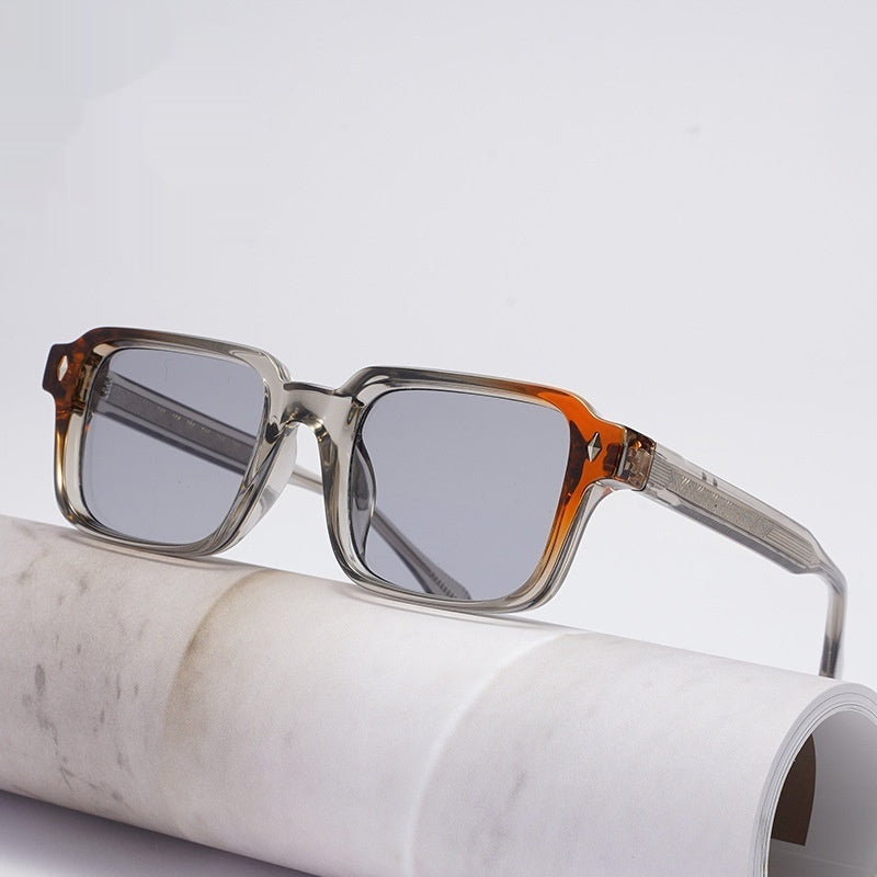 UV400 Protection UV Lunettes de soleil à acétate d'imitation