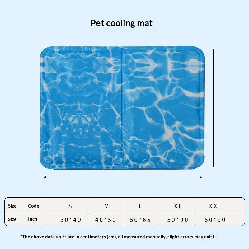 Tapis de refroidissement pour gel d'onde d'eau