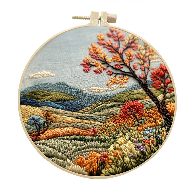 Broderie Diy Cloth Art Matériau Kit