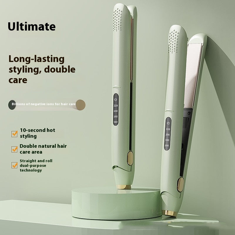 LCD écran Lisser les cheveux Contrôle de température multipaires double usage
