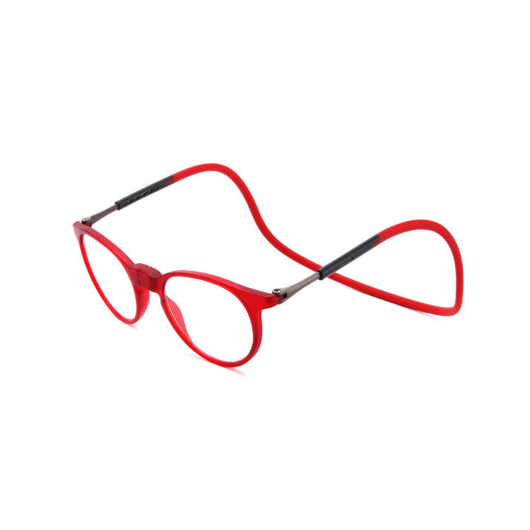 Verres de lecture pliables à fermeture magnétique avec portabl de blocage de la lumière bleue