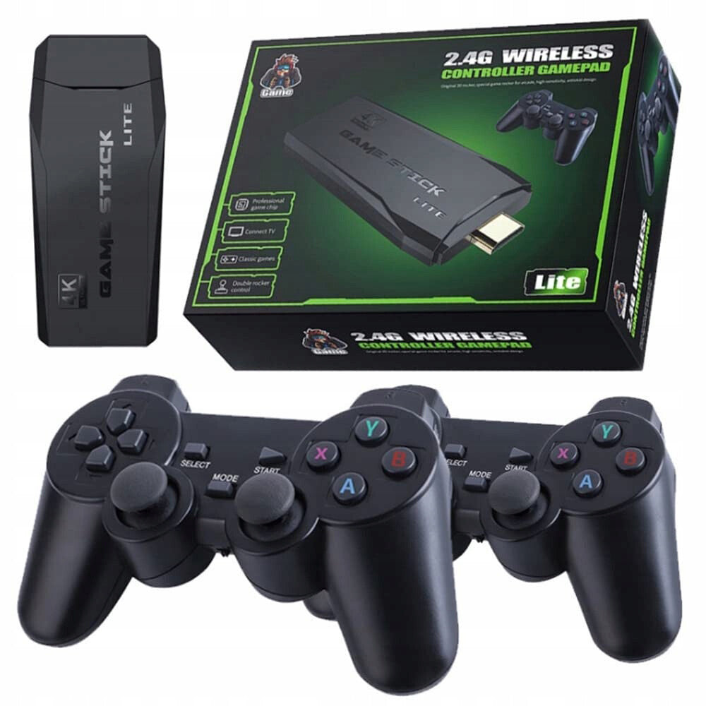 Console de jeu vidéo 20000 Kit de console de jeux rétro avec 2 contrôleurs sans fil Nouveau