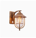 Lampe murale de type japonais pour usage extérieur