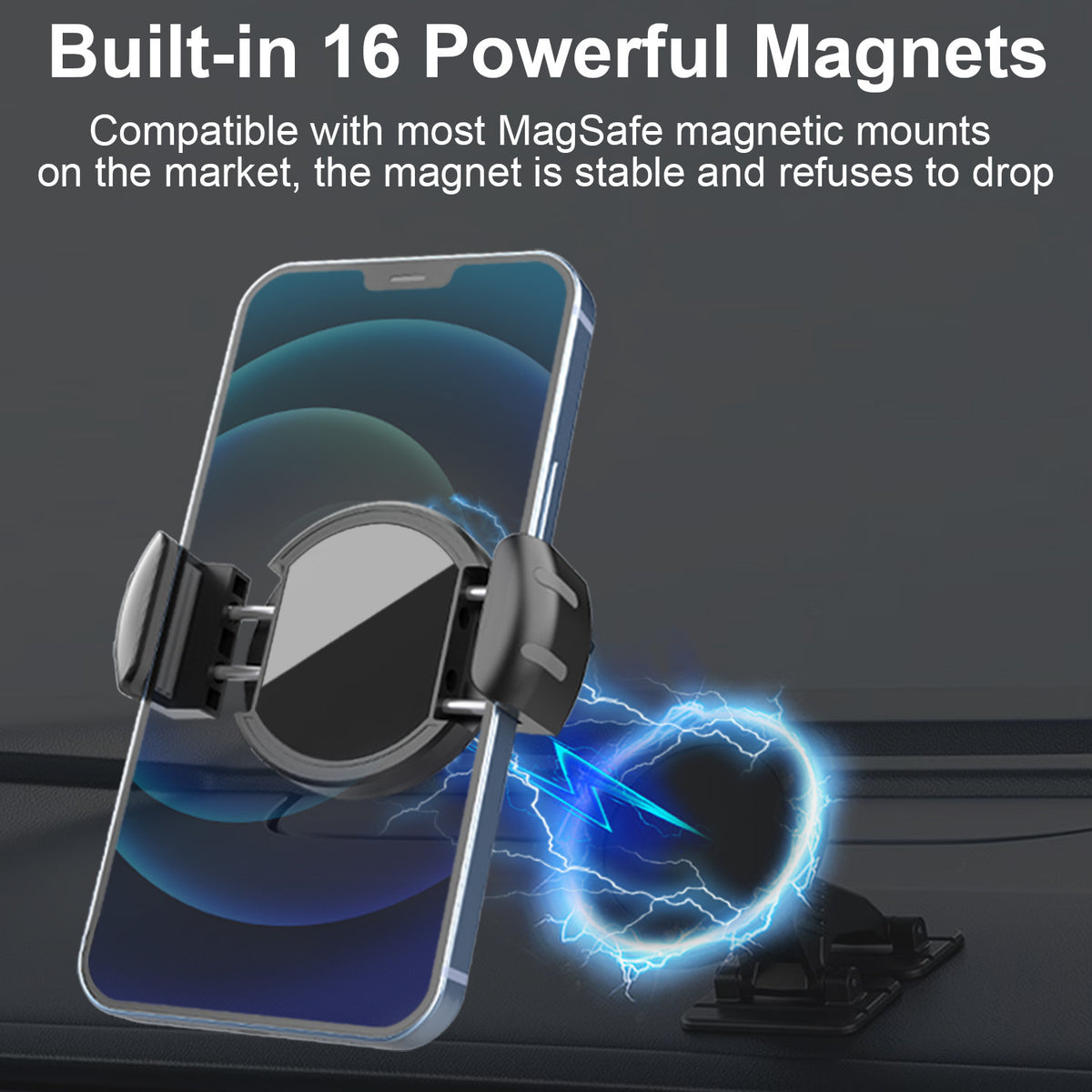 Magnetic Phone Clip Support de téléphone multifonctionnel