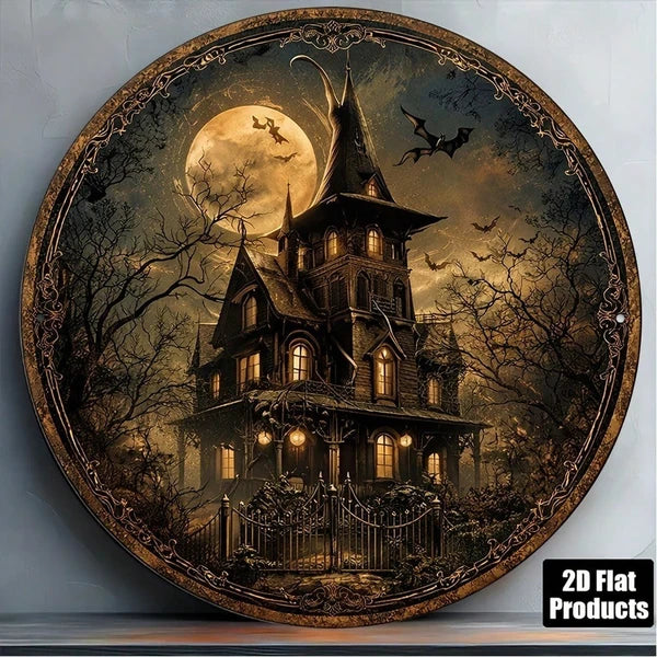 CIFbuy 1pc 8x8in vieux panneau d'Halloween