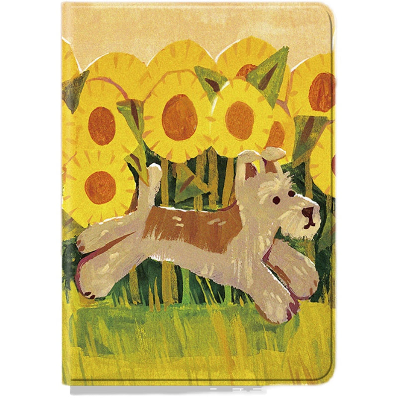Sunflower Schnauzer chien mignon Pad Protecteur
