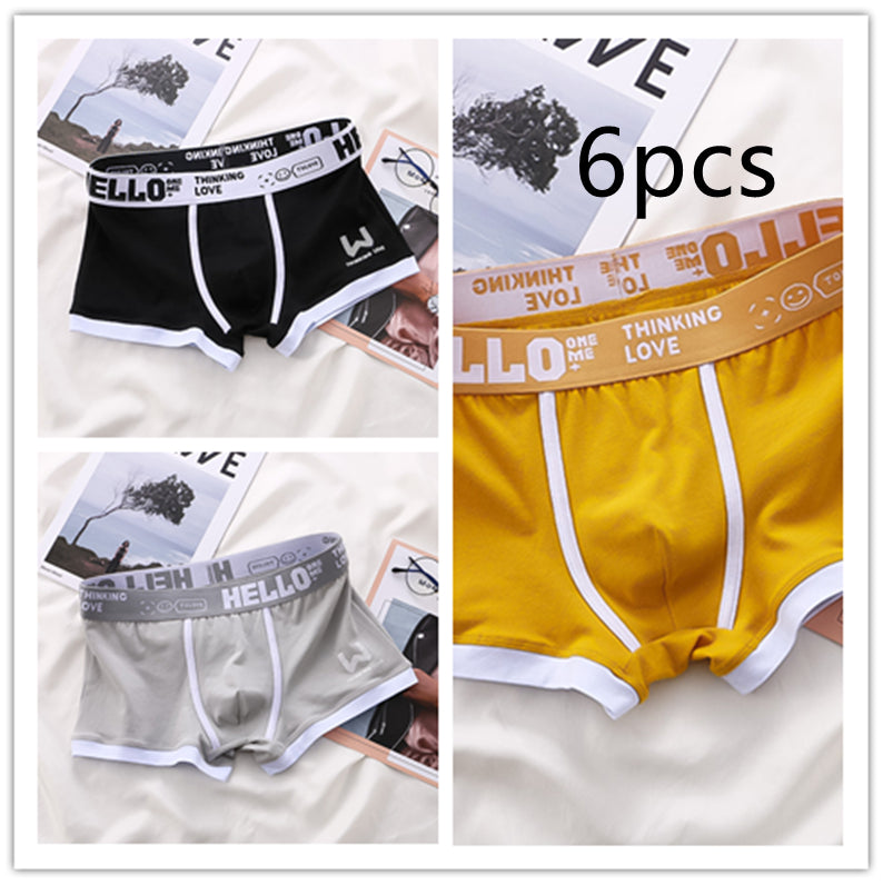 Boxers homme Trendy Respirant Couleur Contraste