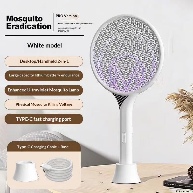 Outdoor household USB desktop vertical portable rechargeable Mosquito Swatter