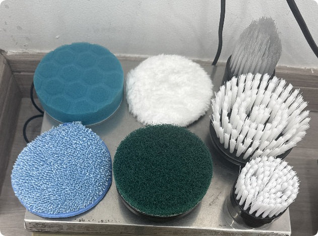 Set de brosse de nettoyage électrique multifonction 7-en-1