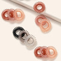 18pc Pack Transparent Net Red Téléphone Mode Lady Coiffure Rope Accessoires de cheveux