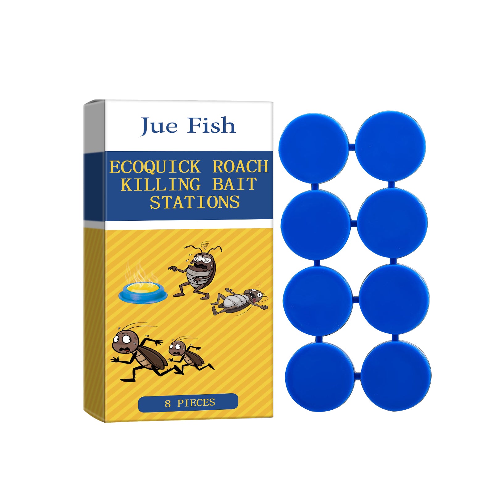 Stickers Aile Tueuse Cockroche 8pcs1box