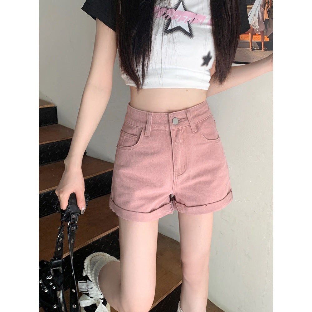Hong Kong Style Denim Shorts Été des femmes