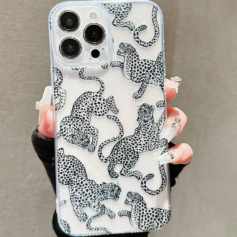 Niche Rétro personnalisé Leopard Phone Case Design Sens