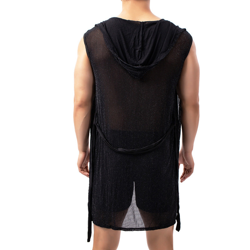 Or Dot peignoir hommes sexy manteau