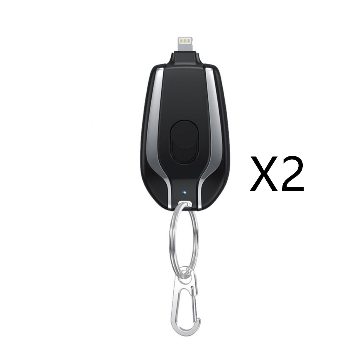 Chargeur de porte-clés d'urgence Mini de 1500mAh avec batterie Mini ultra-compact de type C P