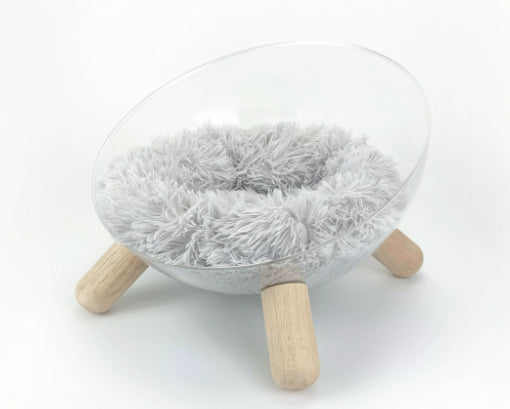 Moonlight Cat Bed Transparent Space Capsule Maison Grande Taille Épaisseur Chaud Mat Canapé