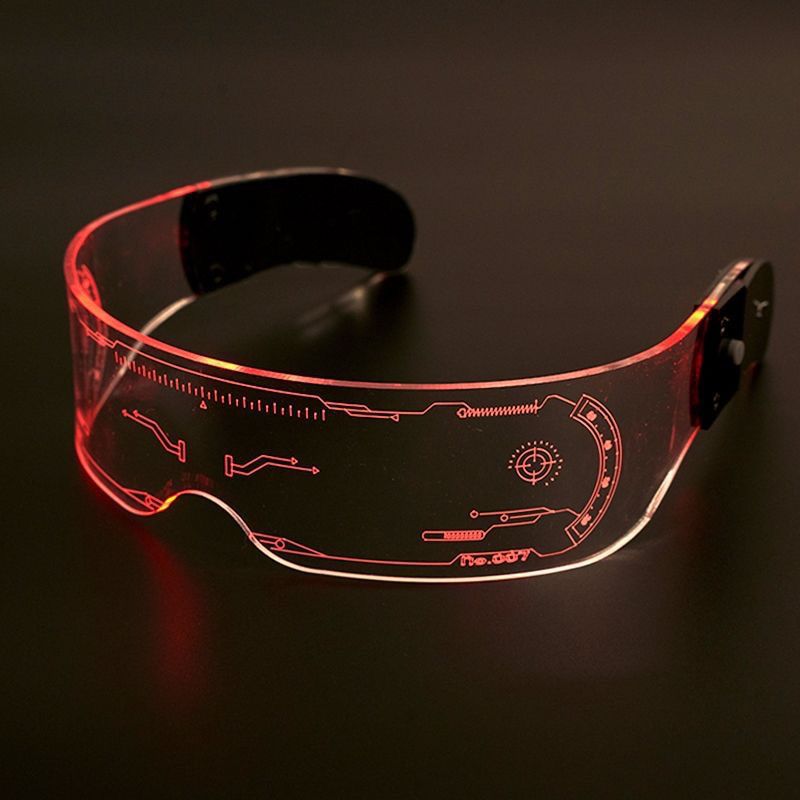 Technologie Verres lumineux pour la nuit d'équitation Voyage anticollision Lumineux