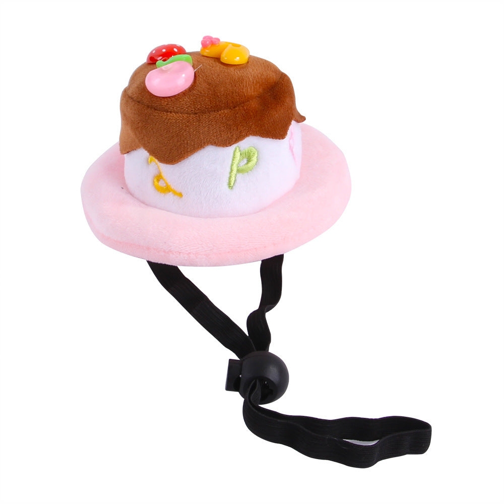 Chat mignon Chapeau de gâteau d'anniversaire
